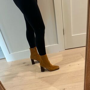 Brown Suede Sam Edelman Heeled Boots